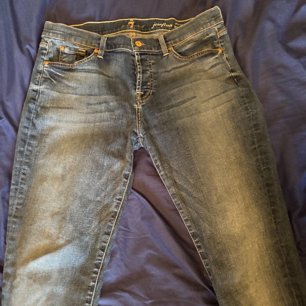 7 For All Mankind Skinny Boyfriend Jeans